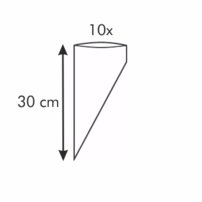 Tescoma- Zdobiace vrecko DELÍCIA 30 cm, 10 ks, 6 trysiek