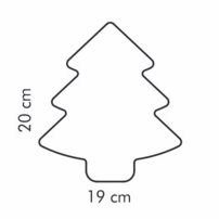 Tescoma- Forma na pečenie/vykrajovač vianočný stromček DELÍCIA