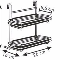 Tescoma- Polička dvojposchodová MONTI 26 cm