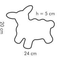 Tescoma- Forma na pečenie/vykrajovač Veľkonočná ovečka DELÍCIA