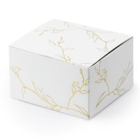 PD Mini krabička elegant biela so vzorom 10ks