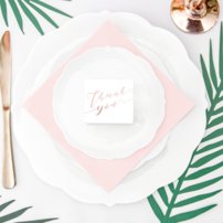 PD Mini krabička Thank you rose gold 10ks