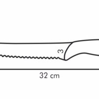Tescoma- Nôž na chlieb PRESTO 20 cm