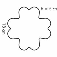 Tescoma- Forma na pečenie/vykrajovač veľkonočný štvorlístok DELÍCIA