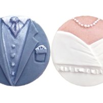 KD Bride & Groom cupcake set