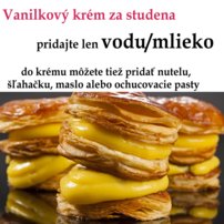 hotová zmes na vanilkový krém, vanilkový puding, na tortu