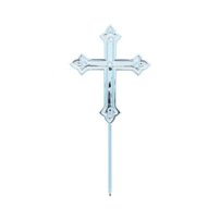 C Plastový zápich krížik 76mm