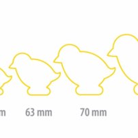 Tescoma - Obojstranné vykrajovače kuriatka DELÍCIA, 4 veľkosti