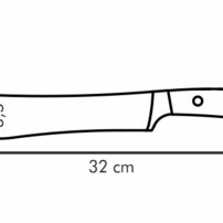 Tescoma- Nôž mäsiarsky AZZA 19 cm