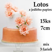 kvety z jedlého papiera, jedlé kvety, kvety na tortu, 
