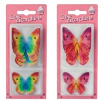 motýle z jedlého papiera, jedlé motýle na tortu