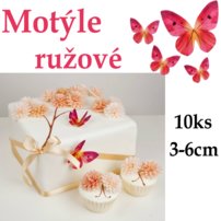 motýle z jedlého papiera, jedlé motýle na tortu