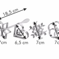 Tescoma- Tvorítka na vaflové rozetky DELÍCIA, 4 ks