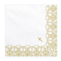 PD papierové servíkty na prijímanie zlaté