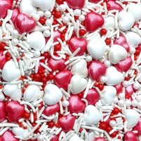 cukrový posyp na tortu, jedlý posyp, jedlé guličky na tortu