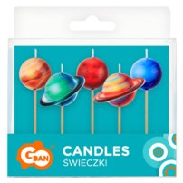 G sviečky Planéty 5ks