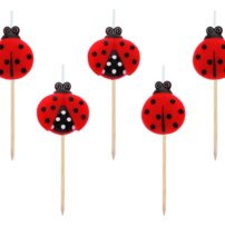 G sviečky Lienky 5ks