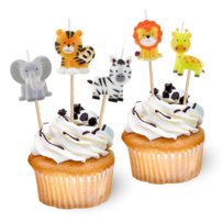 G sviečky zvieratká z džungle 5ks