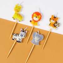 G sviečky zvieratká z džungle 5ks