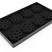 P Silikónová forma mini SCARLET TOP23S