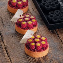 Moussecake, semifreda, Silikónové mini formy na pečenie, pavoni, 