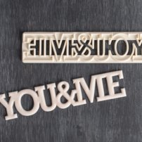 FMM Nápis YOU&ME