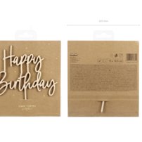 PD zápich  Happy Birthday drevený