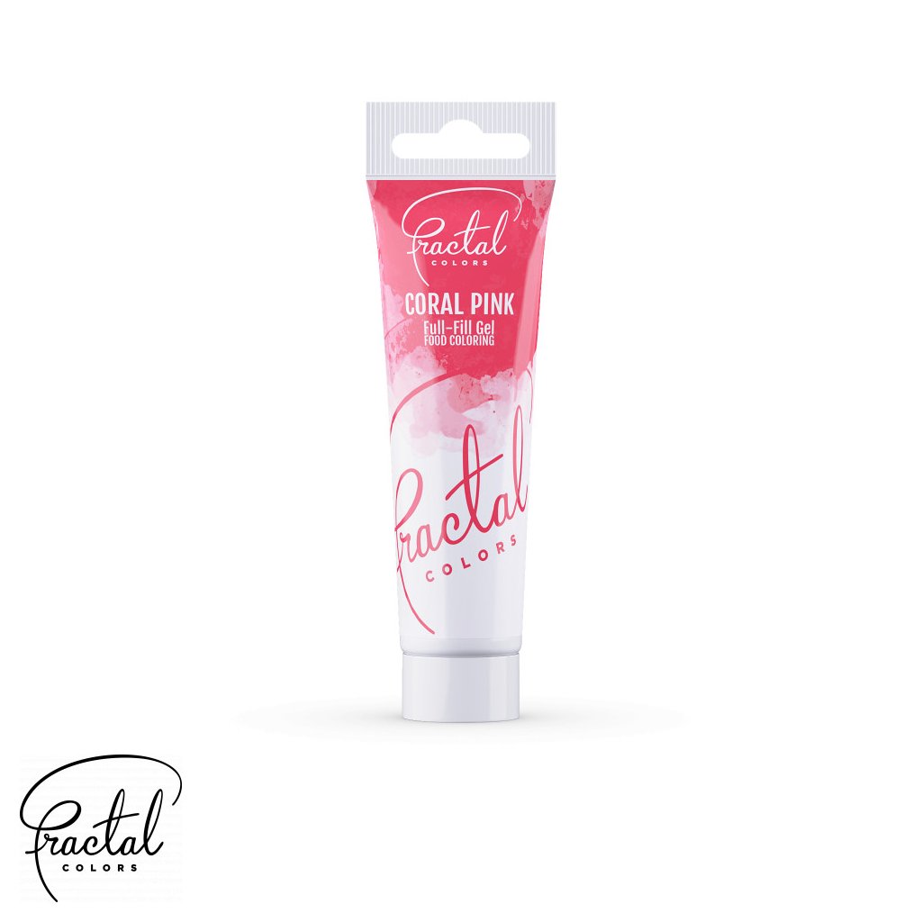 Gélová farba Fractal - Coral Pink 30g