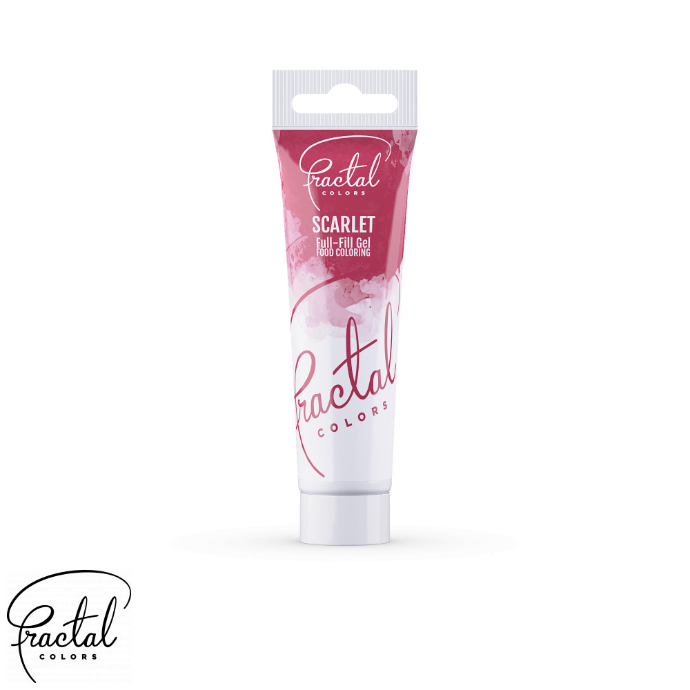 Gélová farba Fractal - Scarlet 30g
