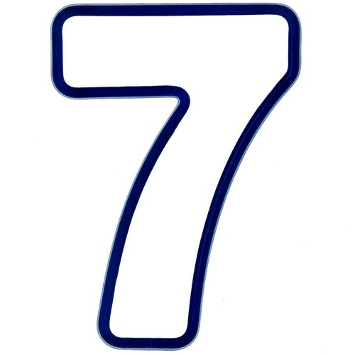 Plastová vykrajovačka číslo 7