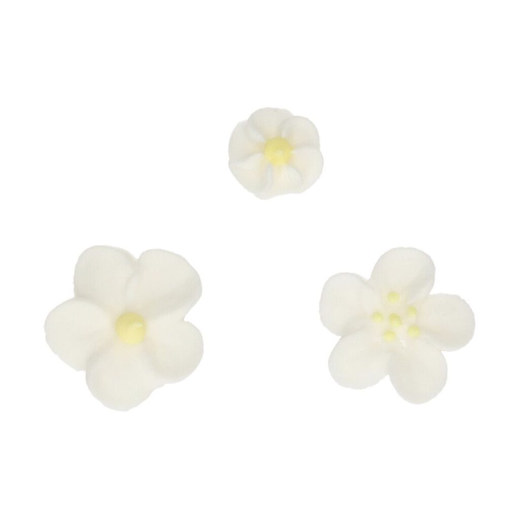 FC Cukrové ozdoby kvietky Blossom MIX bielo/žltý F50575 – Obrázok 2