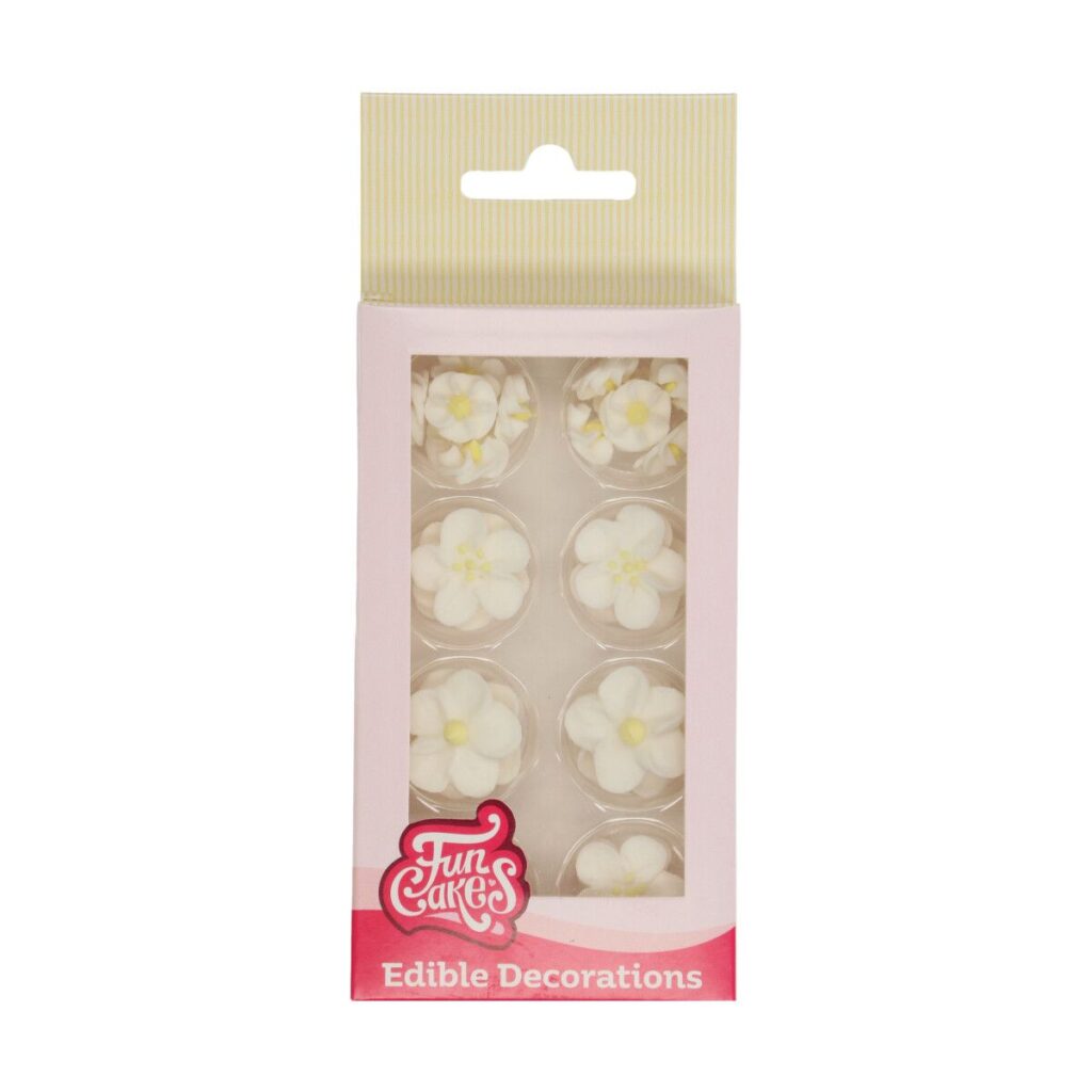 FC Cukrové ozdoby kvietky Blossom MIX bielo/žltý F50575