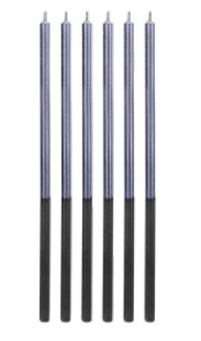 G sviečky Platinum blue 6ks