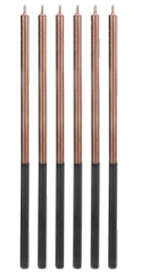 G sviečky Platinum rose gold 6ks