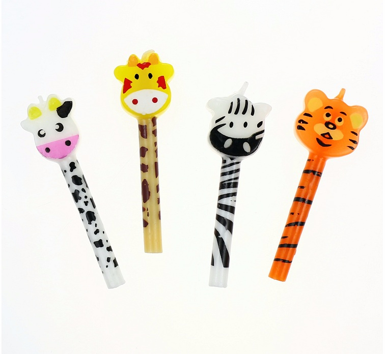 G sviečky Zoo 4ks