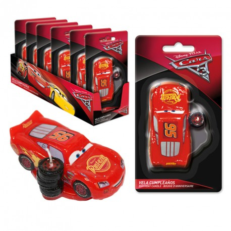 D Sviečka Cars 3D
