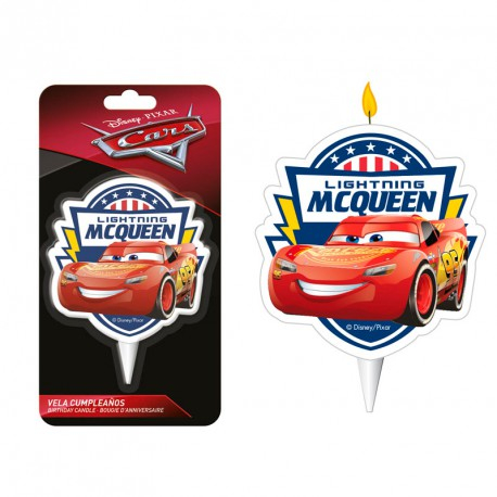 D Sviečka MCQueen 2D