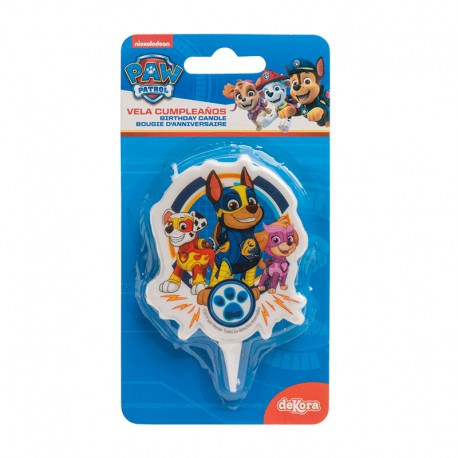 D Sviečka Paw Patrol traja psy 2D