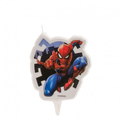 D Sviečka Spiderman modrá 2D – Obrázok 2
