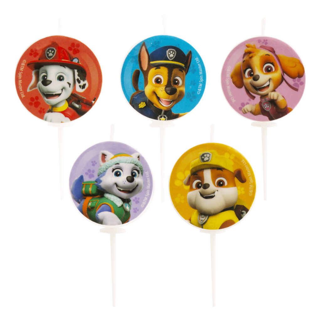 D Sviečky Paw Patrol 5ks