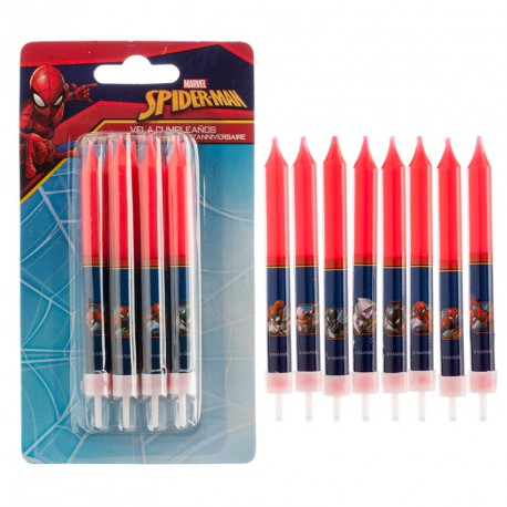D Sviečky Spiderman 8ks