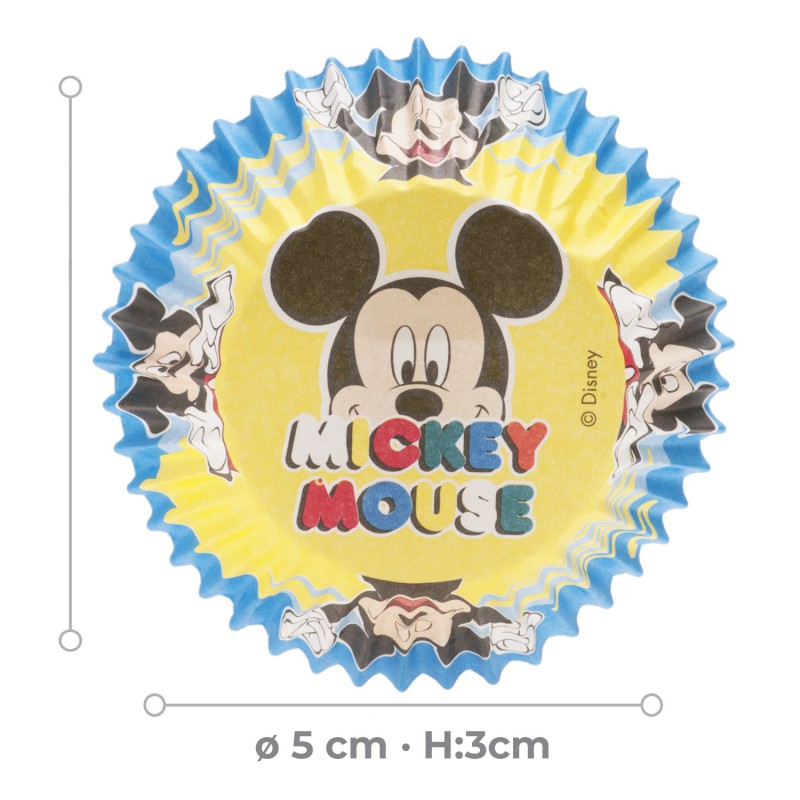 D Košíčky Mickey modro-žlté 25ks – Obrázok 4
