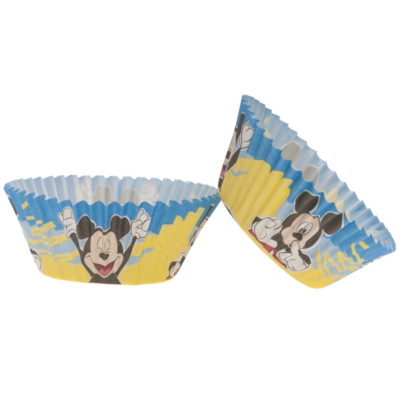 D Košíčky Mickey modro-žlté 25ks
