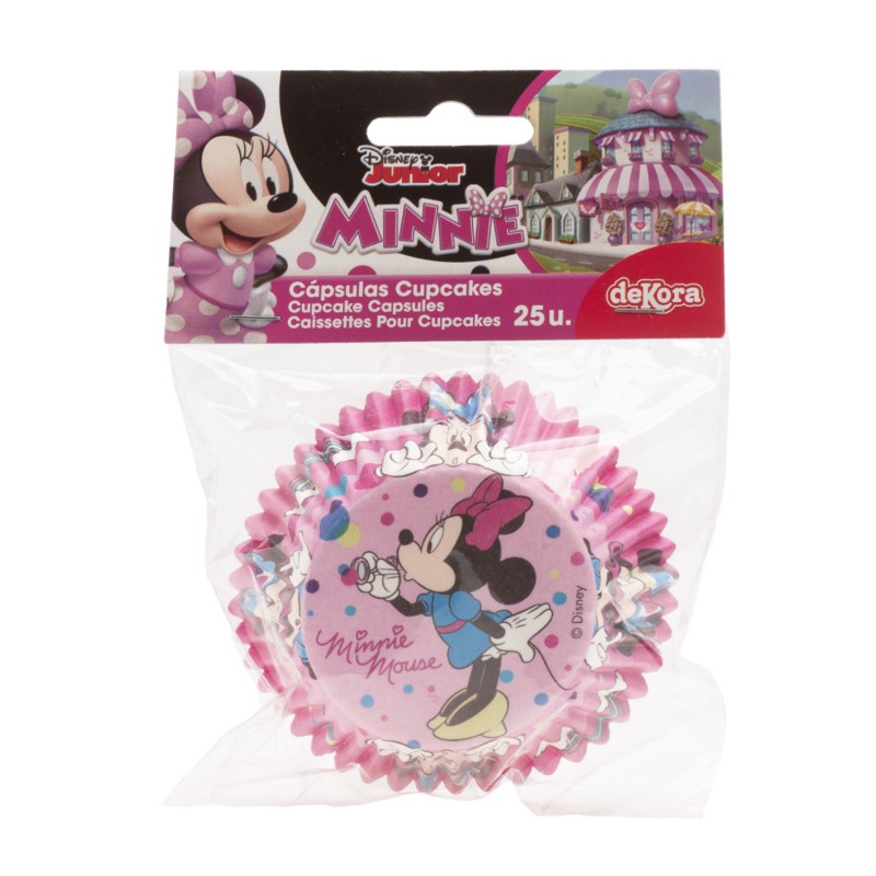D Košíčky Minnie ružové 25ks – Obrázok 2