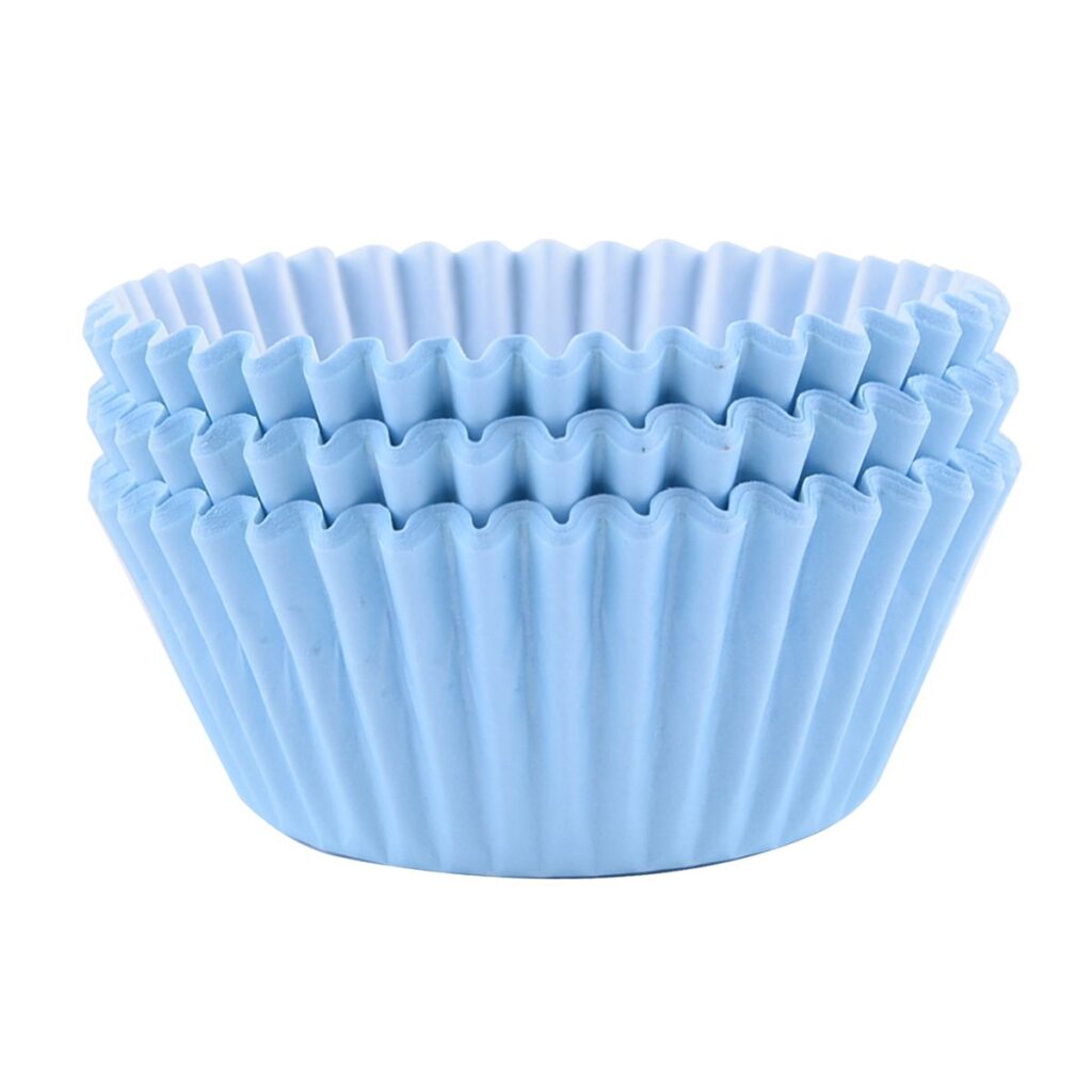 PME košíčky na muffiny LIGHT BLUE 60ks – Obrázok 3
