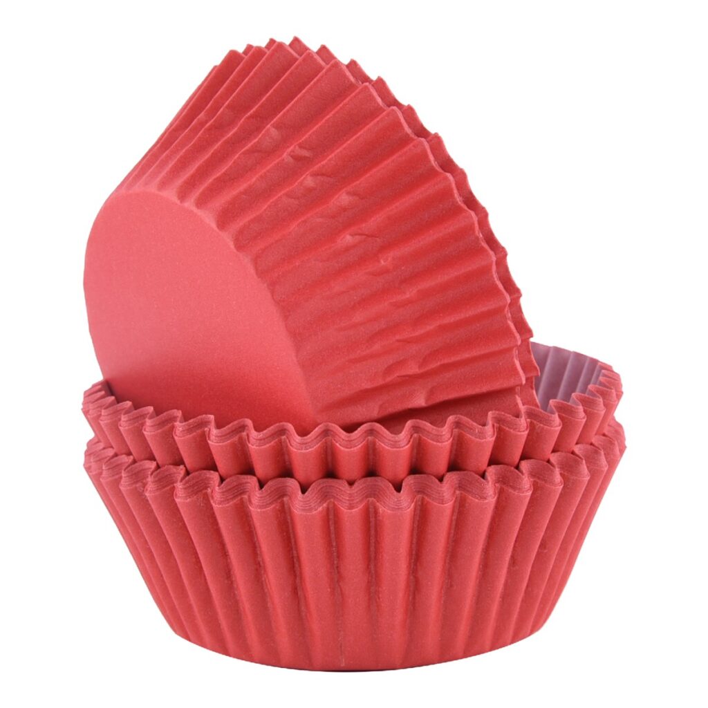 PME košíčky na muffiny RED 60ks