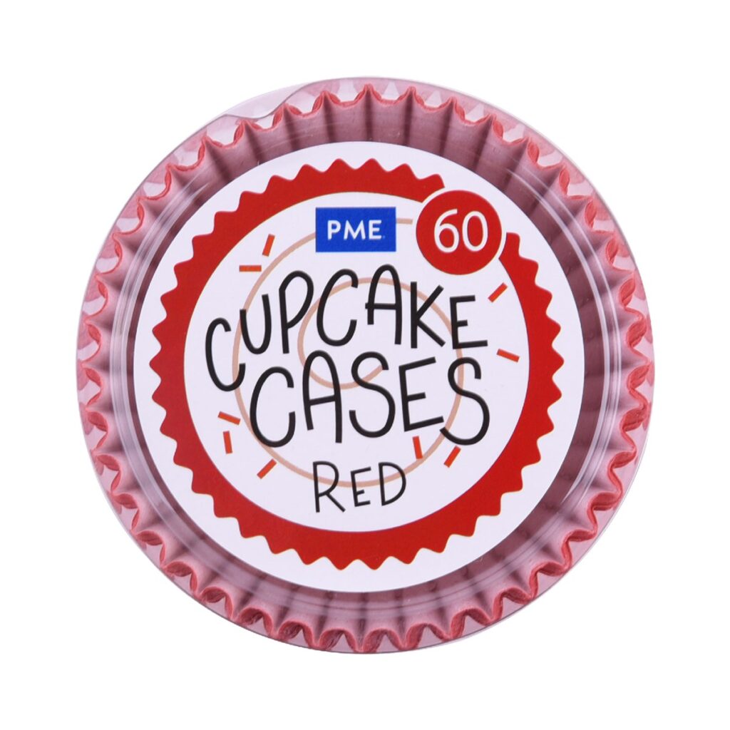 PME košíčky na muffiny RED 60ks – Obrázok 3