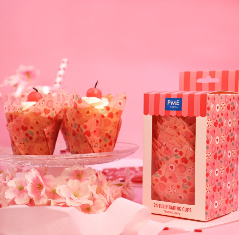 PME košíčky na muffiny Tulip - Sweet Heart – Obrázok 2