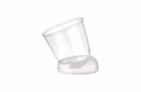 Plastový pohárik s viečkom 70ml 1ks