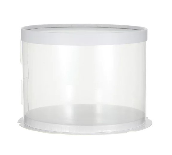Plastový okrúhly box na tortu 30cm, výška 25cm